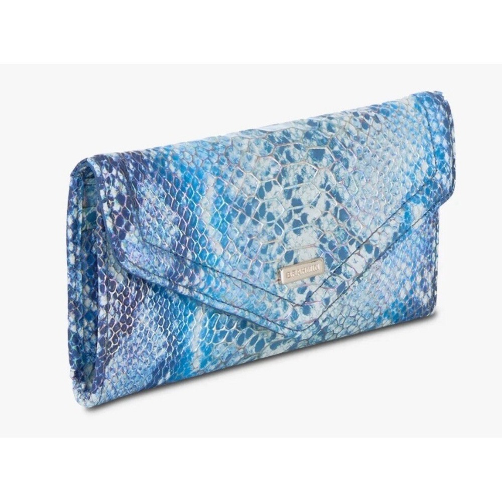 Brahmin Veronica Melbourne Wallet! Blue Multicolor. New With Tags.